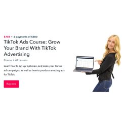 TikTok Ads Course by Savannah Sanchez
