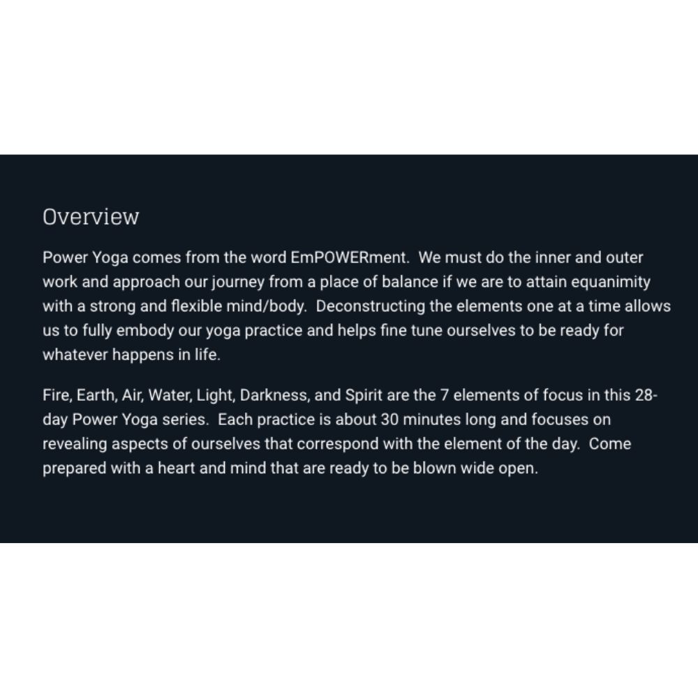 Elements of Power Yoga by Inner Dimension - Image 3