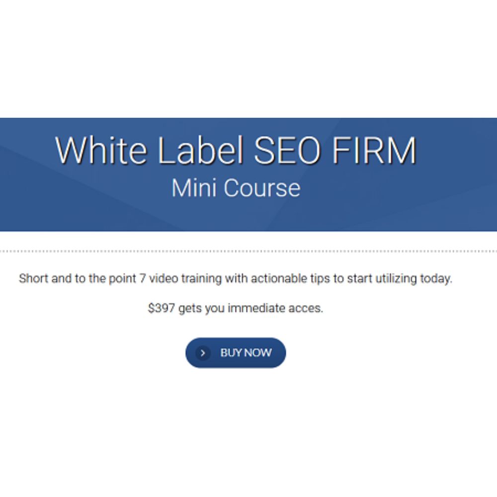 White Label SEO Firm by Matt Boley
