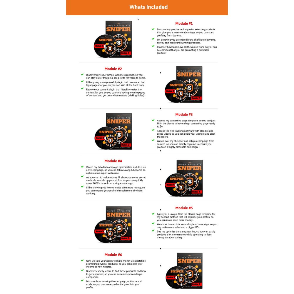 Super Affiliate Sniper by Mark Wightley & Anthony Rousek - Image 2