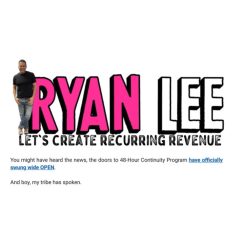 48 Hour Continuity by Ryan Lee