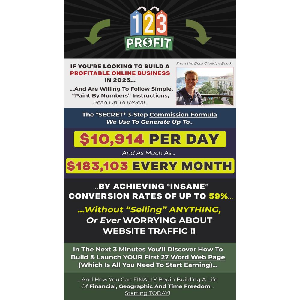 123 Profit by Aidan Booth & Steve Clayton - Image 2