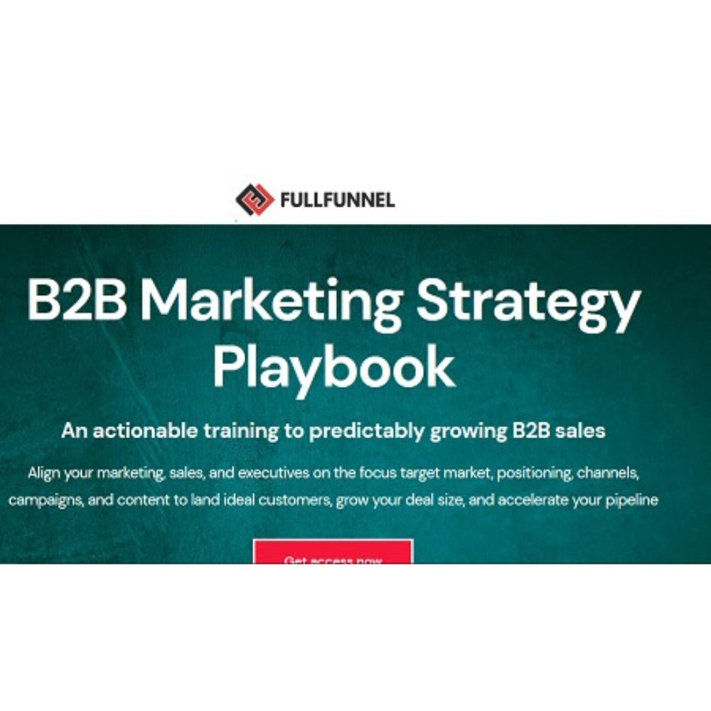 The B2B Marketing Strategy Playbook by Zinkevich & Blagojevic