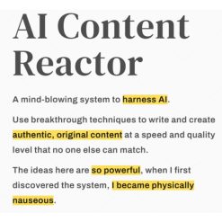AI Content Reactor by Rob Lennon