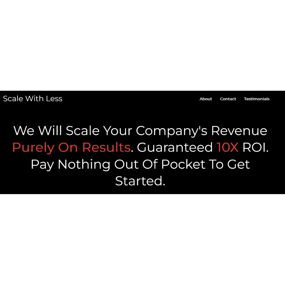 Scale With Less by Thisu