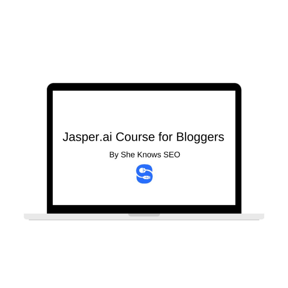 Jasper AI Course for Bloggers by Nina Clapperton