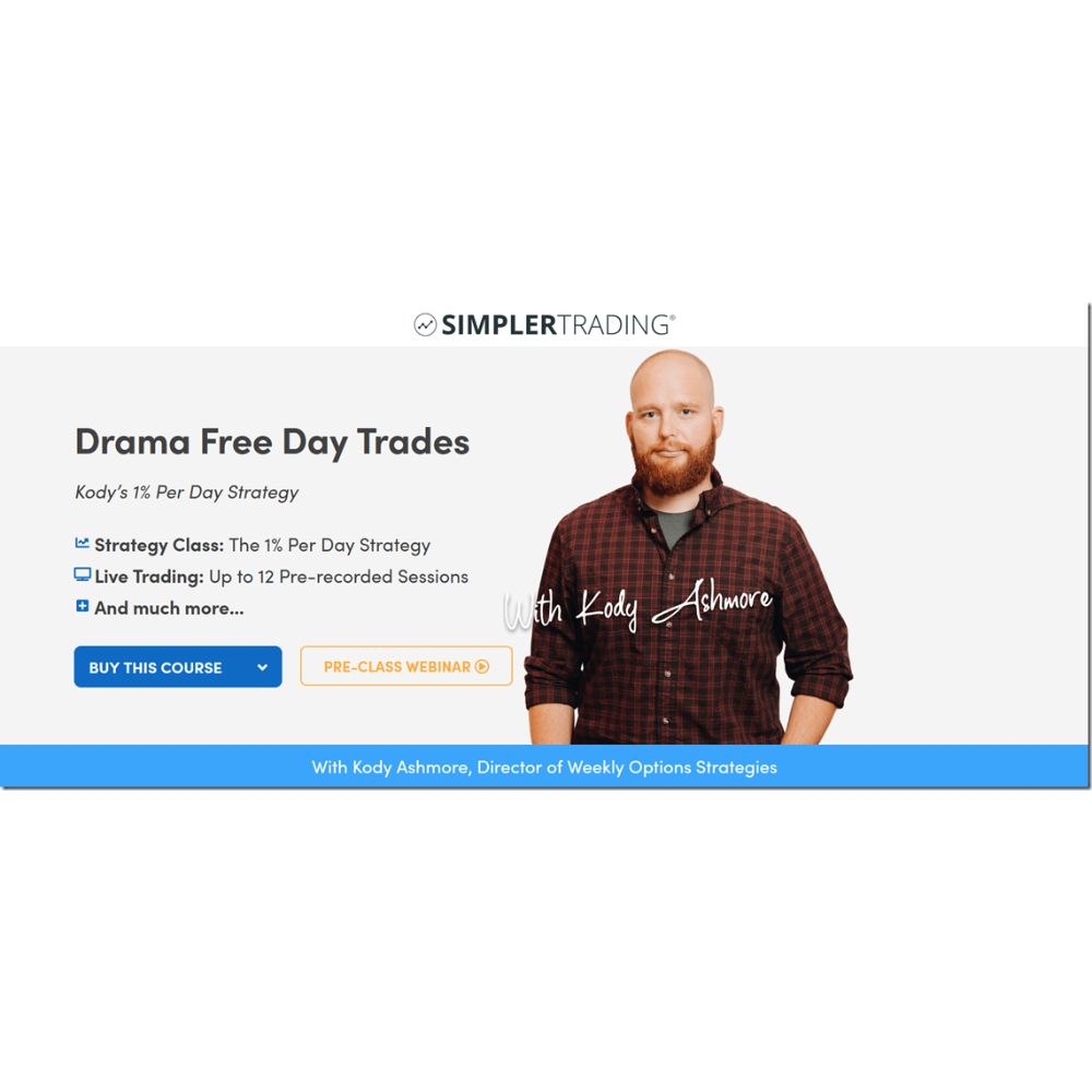 Drama Free Day Trades ELITE by Kody Ashmore, Simpler Trading
