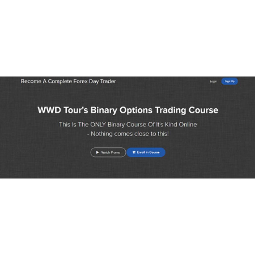 WWD Tour's Binary Options Trading Course