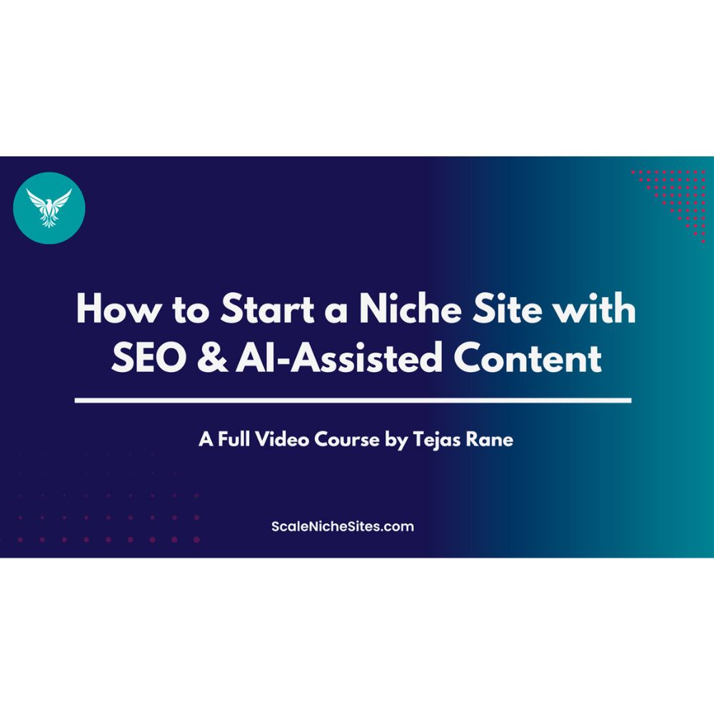 Scaling Niche Site with SEO & AI-Assisted Content by Tejas Rane