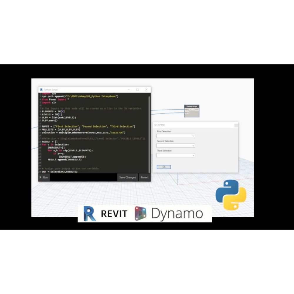 BIM Dynamo Revit Python Programing for User Interphase by Enrique Galicia