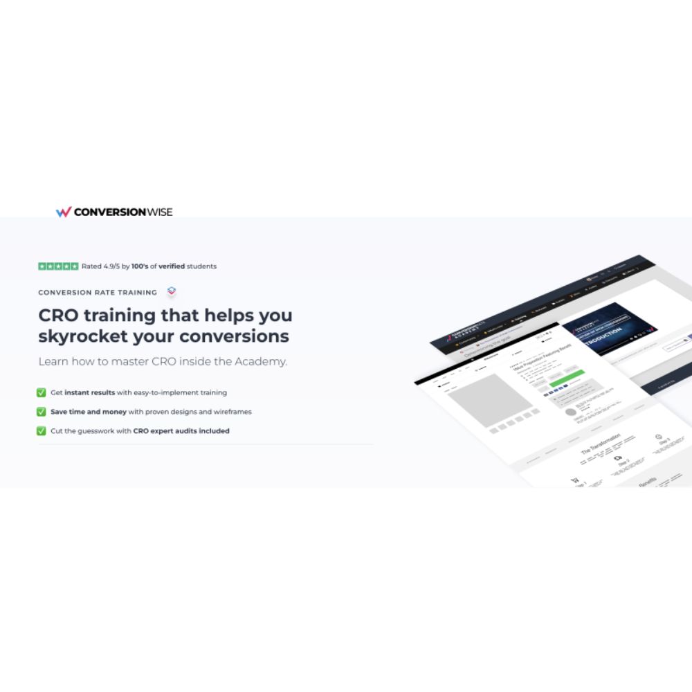 Conversion Rate Training by ConversionWise