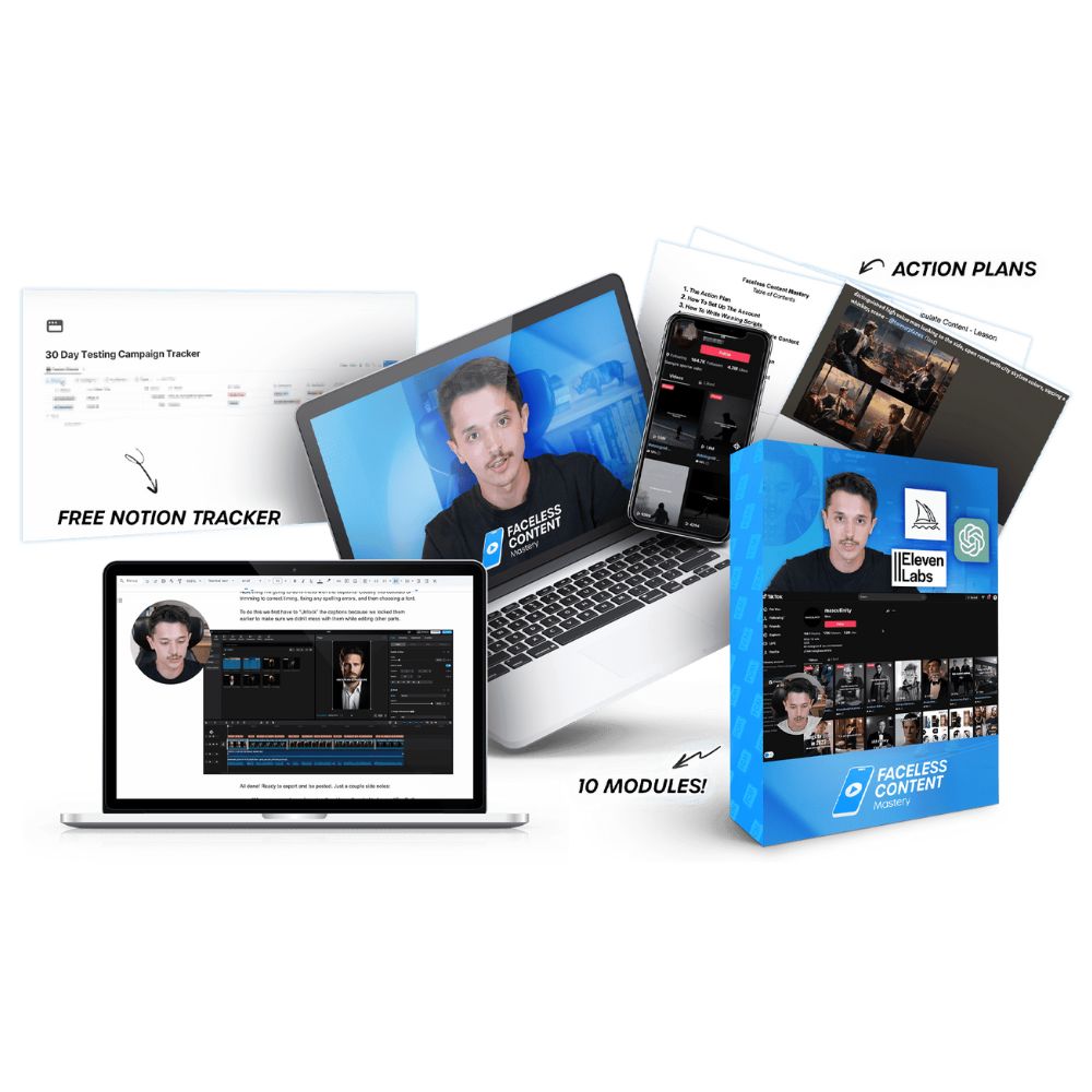 Faceless Content Mastery by Tanner Planes
