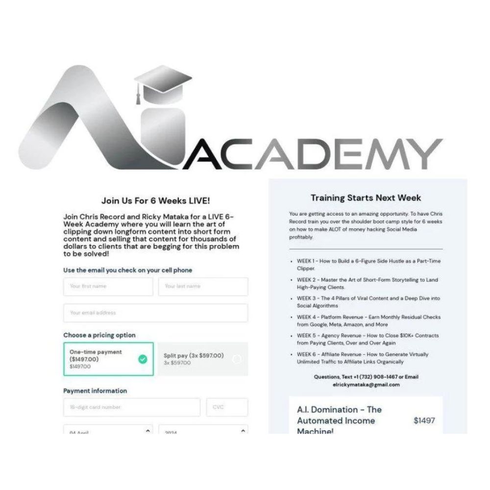 A.I. Academy by Chris Record