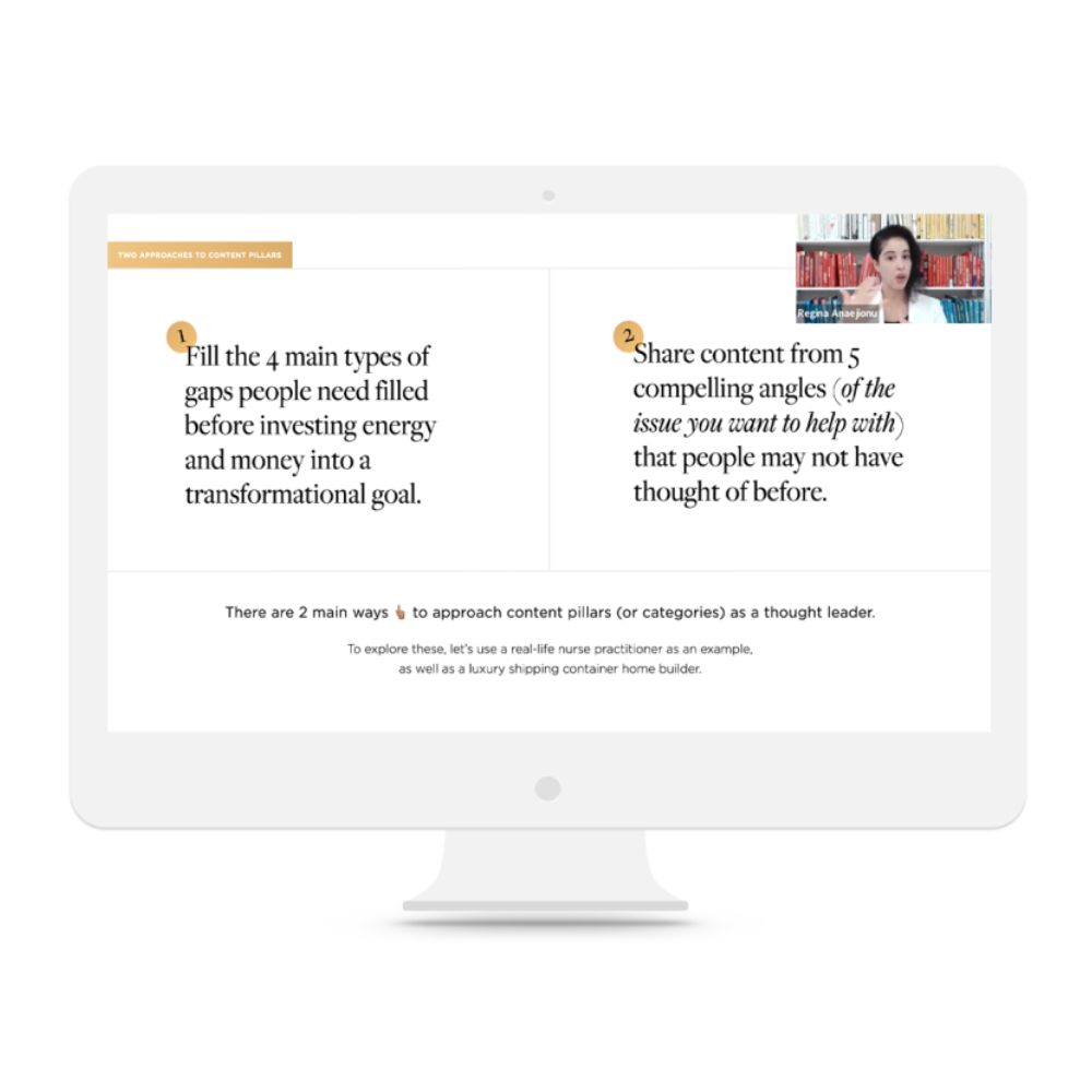 3-Day Thought Leadership Content Strategy Course by Regina Anaejionu