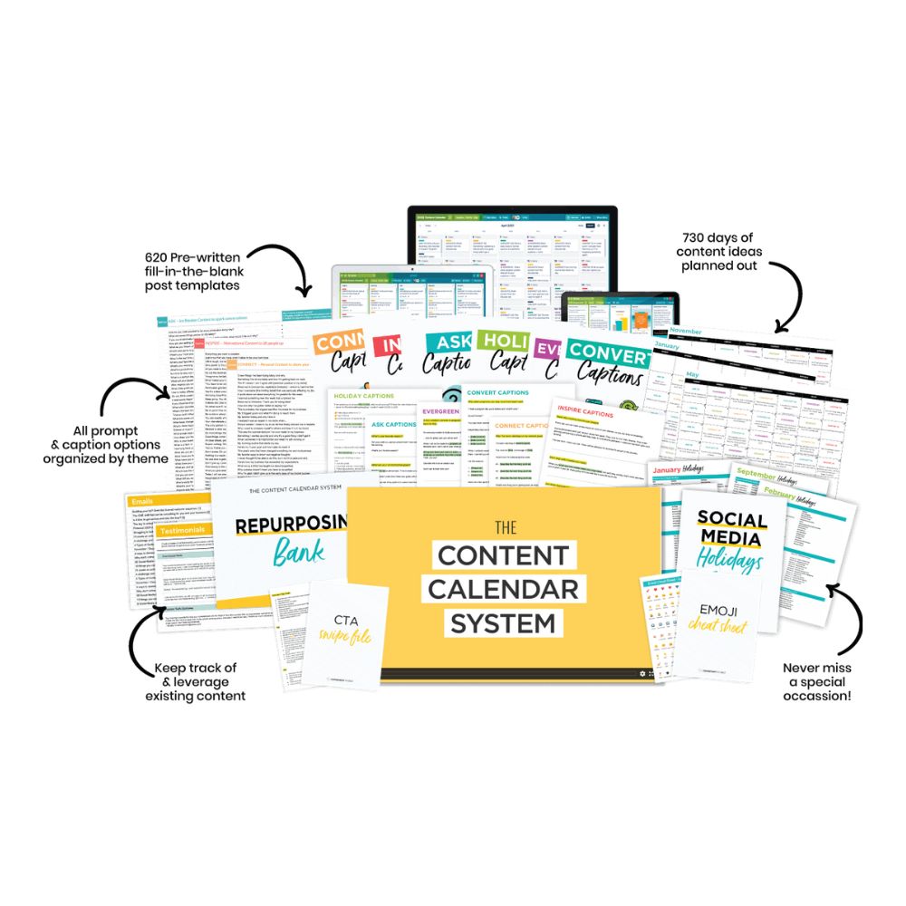 Content Calendar System Bundle by Conversion Minded - Image 2