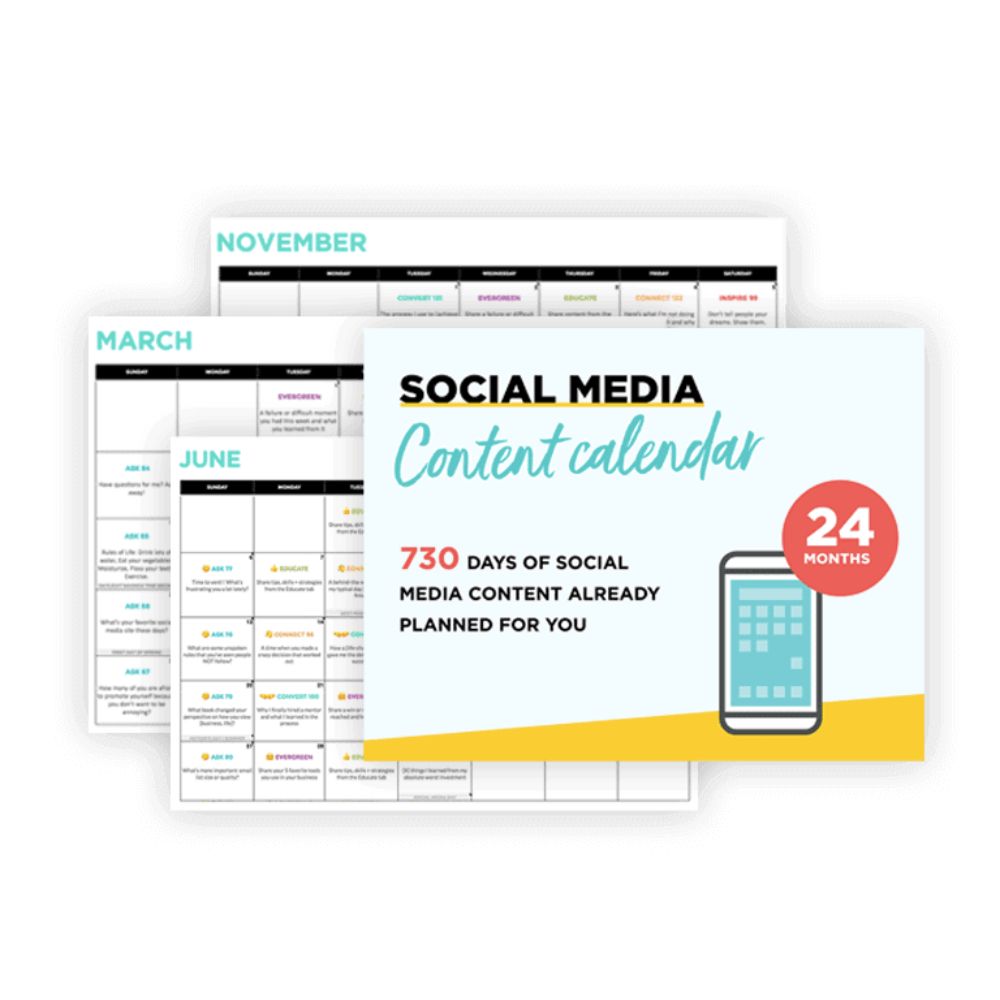 Content Calendar System Bundle by Conversion Minded - Image 3