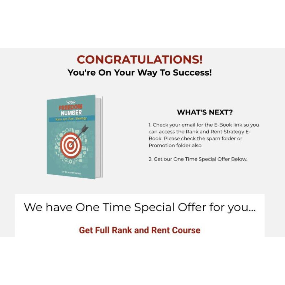 SEO Accelerator-Rank And Rent by Saravanan Ganesh