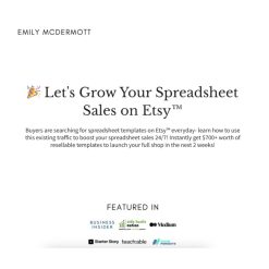 Spreadsheets That Sell by Emily McDermott