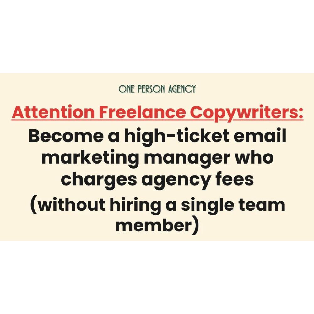 One Person Agency by Chris Orzechowski - Image 2