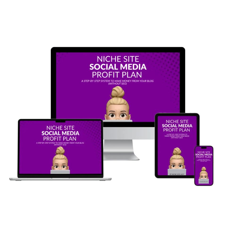 Make $1k Each Month From Your Niche Site Without SEO! by The Niche Site Social Media Profit Plan