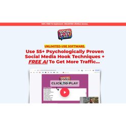 Social Post Pro – CREATE UNLIMITED TRAFFIC-GETTING SOCIAL MEDIA POSTS IN SECONDS! by Mark Hess