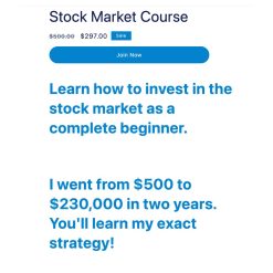 Stock Market Course by Sara Finance