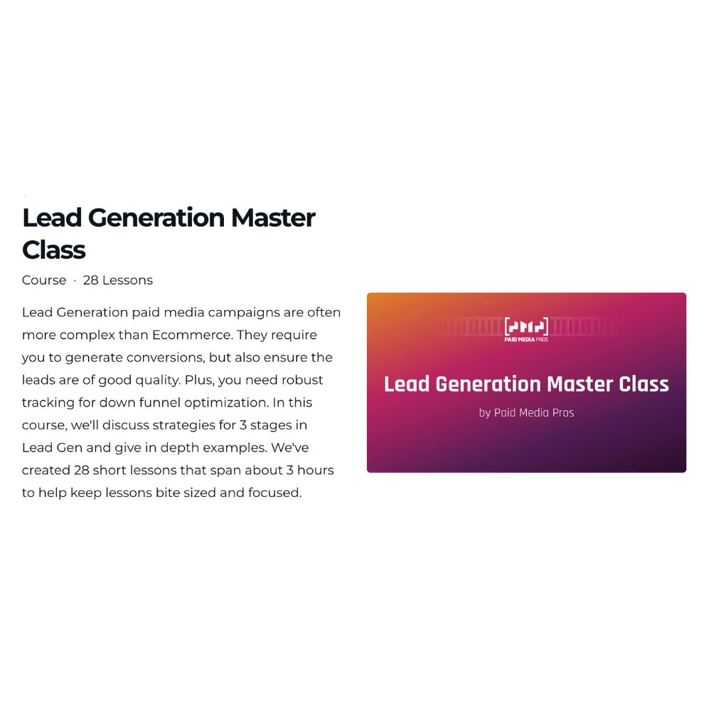 Lead Generation Master Class by Joe Martinez - Image 2