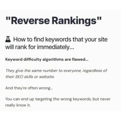 Reverse Keyword Rank by Jack Duncan
