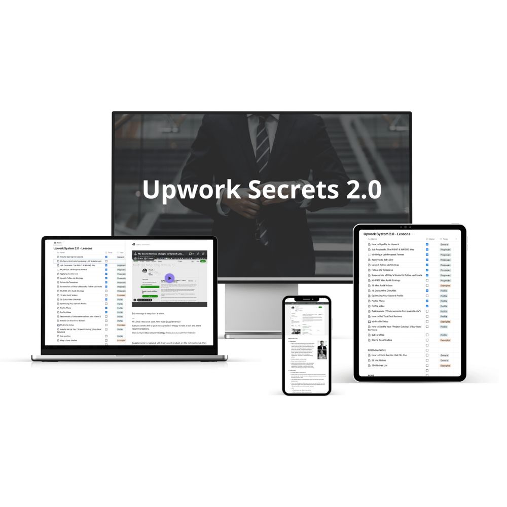 Upwork Secrets 2.0 by Riley Bennett