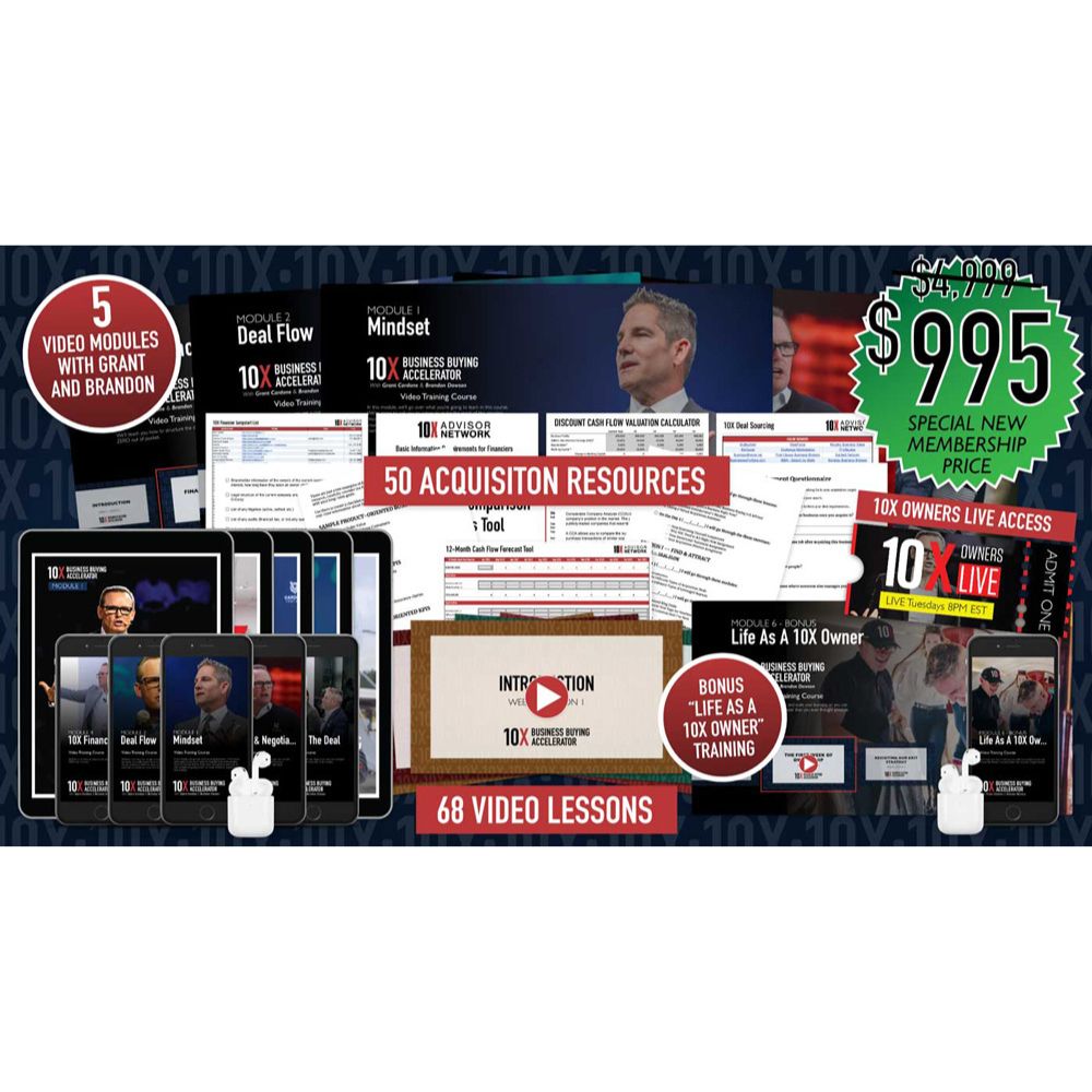 The 10X Business Buying Accelerator by Grant Cardone