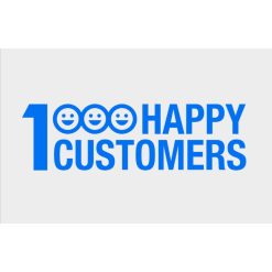 1000 Happy Customers by Chris Orzechowski