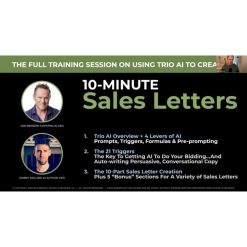 10 Minute Sales Letter by Jon Benson