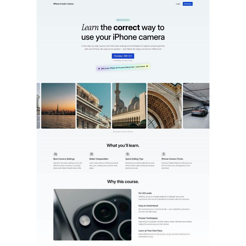 iPhone Creator Course by Oliur - Image 2