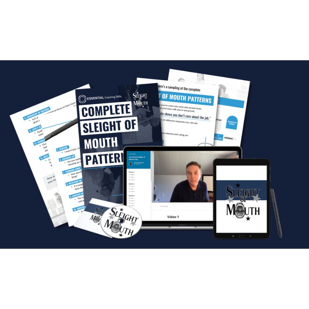Sleight of Mouth Group Study Program by Doug O’Brien