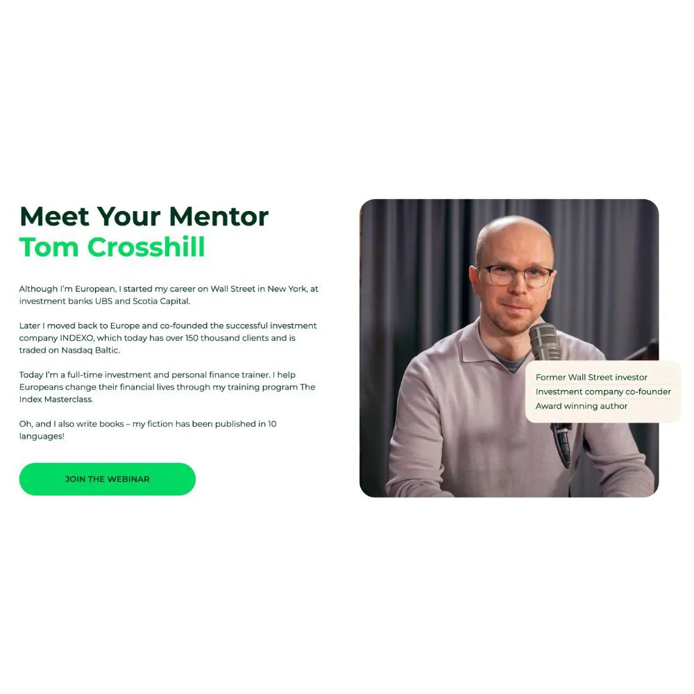 Index Masterclass by Tom Croshill