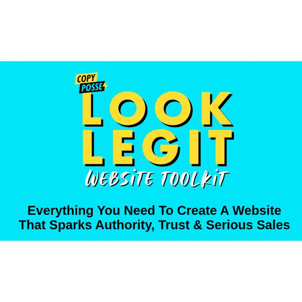 LOOK LEGIT website Toolkit and Bonuses by Alex Cattoni