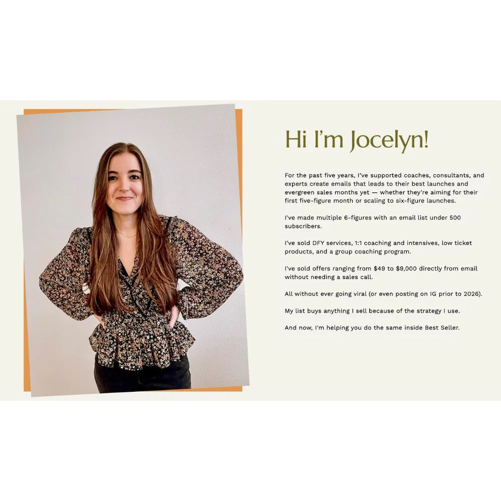 Best Seller by Jocelyn Montemarano