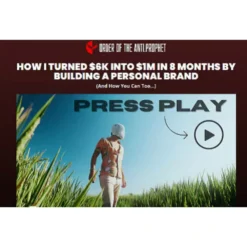 Order of the Anti Prophet (Building a $1M Instagram personal brand in 8 months)