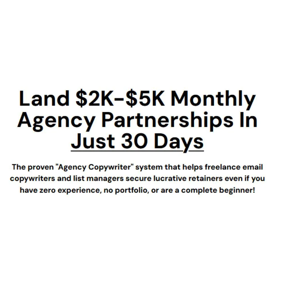 The Agency Copywriter by Francis The Nomad