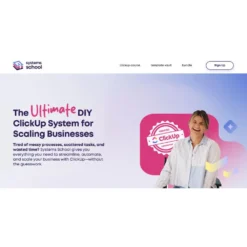 Systems School ClickUp Course & Vault Bundle by Kristi DaSilva